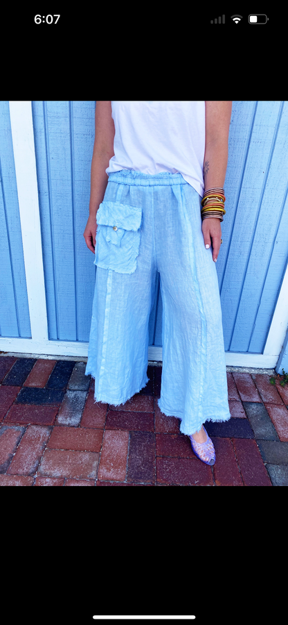 Melissa Linen Wide Leg Pant- 3 colors