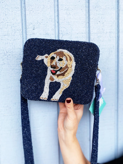 Custom Beaded Pet Bag