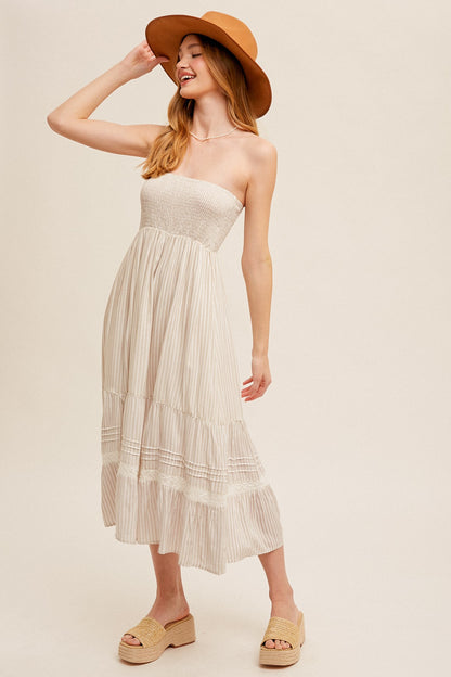 Taupe Convertible Dress/Skirt *FINAL SALE