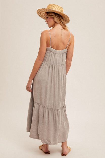 Tiered Midi Comfort Dress *FINAL SALE