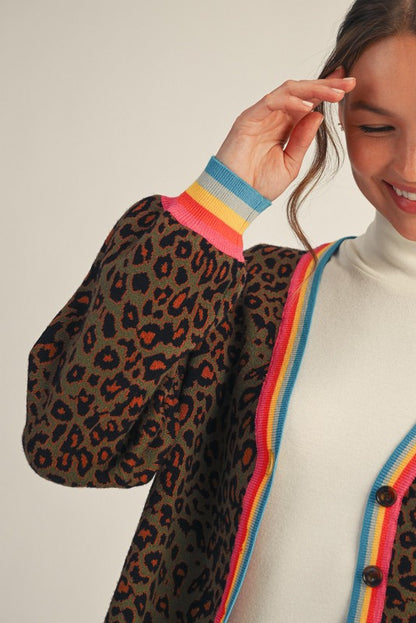 Jesica Cardigan in OLIVE