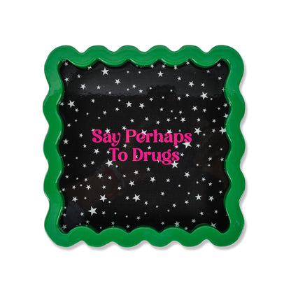 Perhaps to Drugs Lacquer Tray