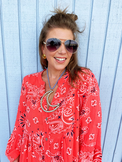 Bondi Dress Red