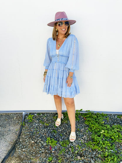 Seabrin Dress in Blue