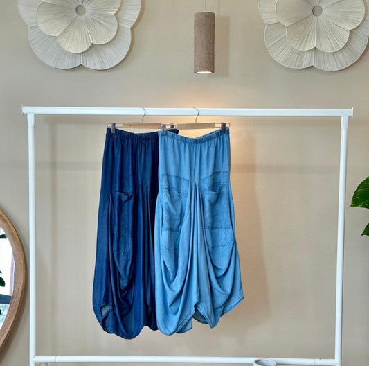 Pawley Skirt in Denim(s) FINAL SALE