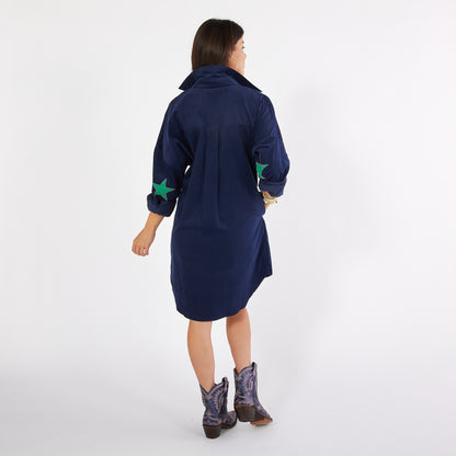 Corduroy Star Dress