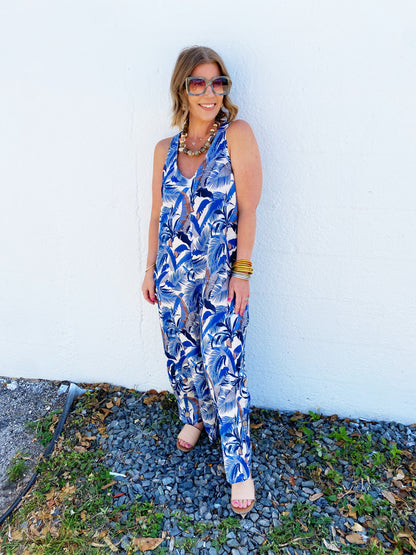 Penny Jumpsuit Blue