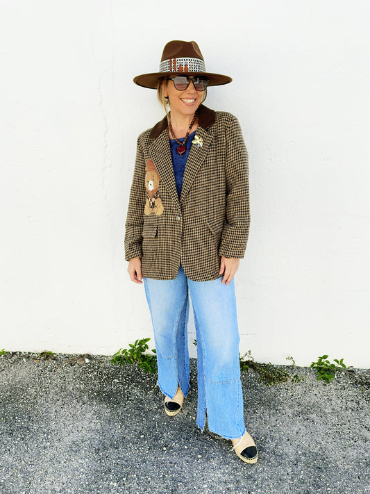 Amber Blazer in Chocolate