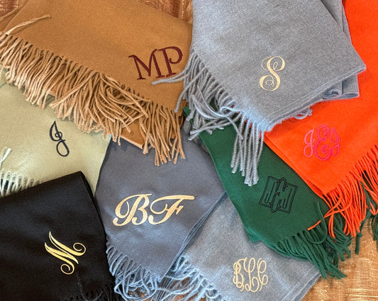Patty Scarf + Embroidery