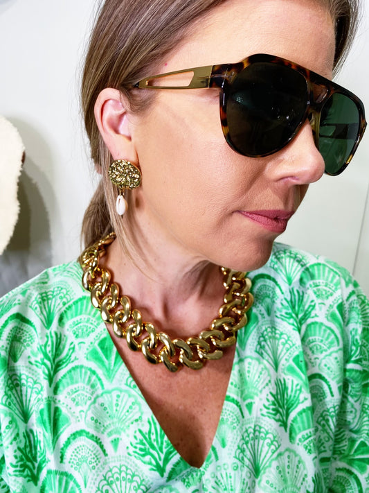 Disc/ Puka Shell Earring *FINAL SALE