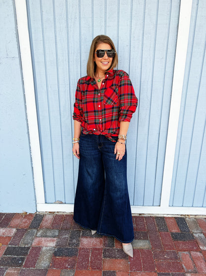 Mommy & Me Flannels with BLING