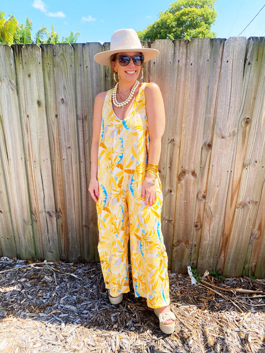 Penny Jumpsuit Yellow