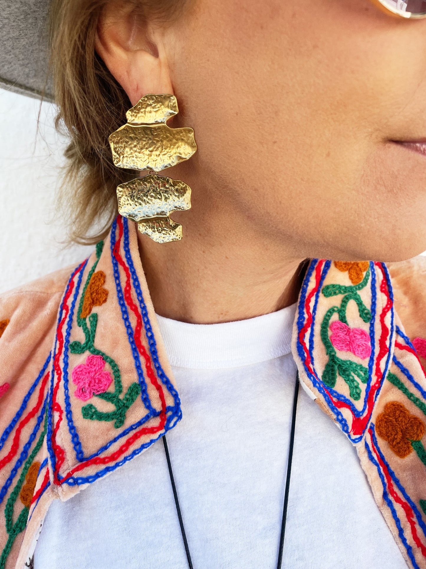 Kathy Hammered Earrings