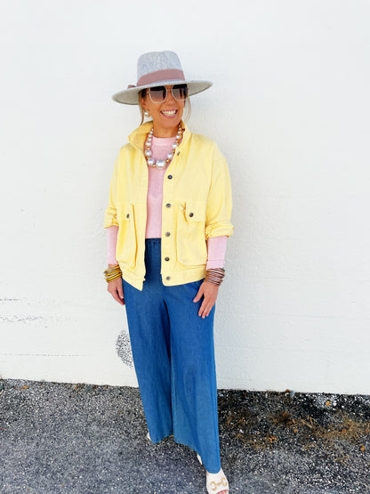 Callie Jacket Butter Yellow