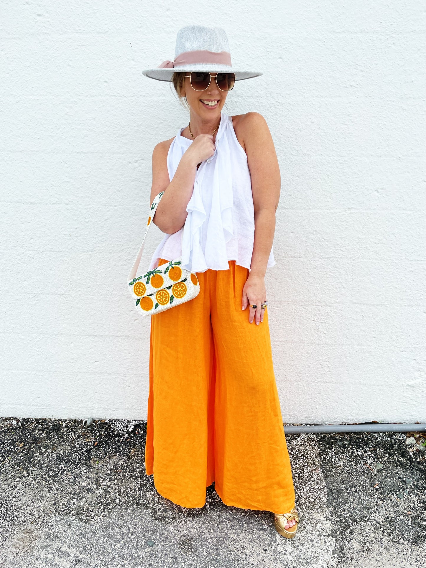 Maggie Pant in Orange