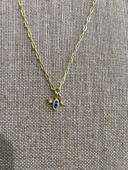 Sterling Silver Lucky Charm Necklace