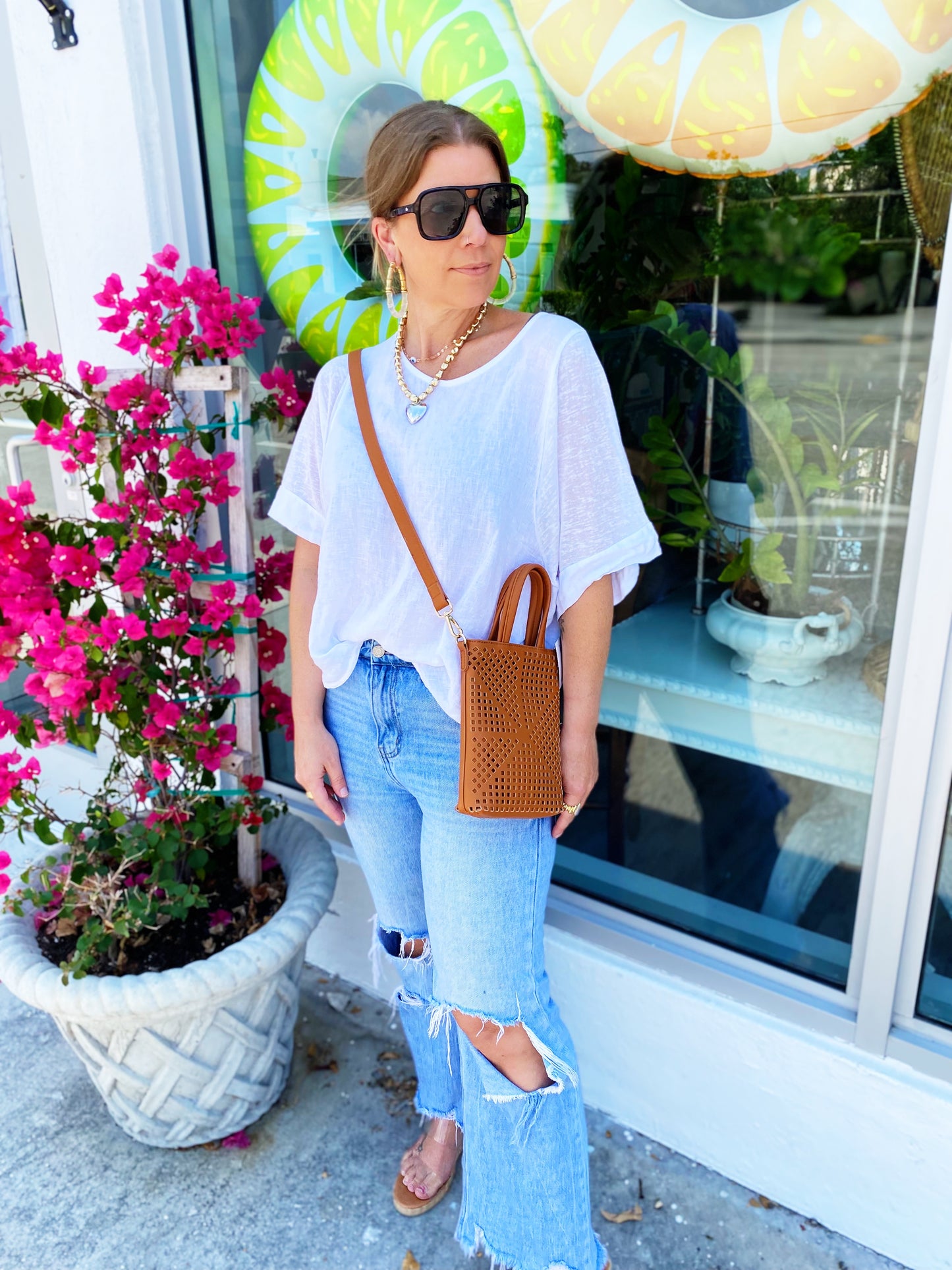 Mila Peanut Crossbody