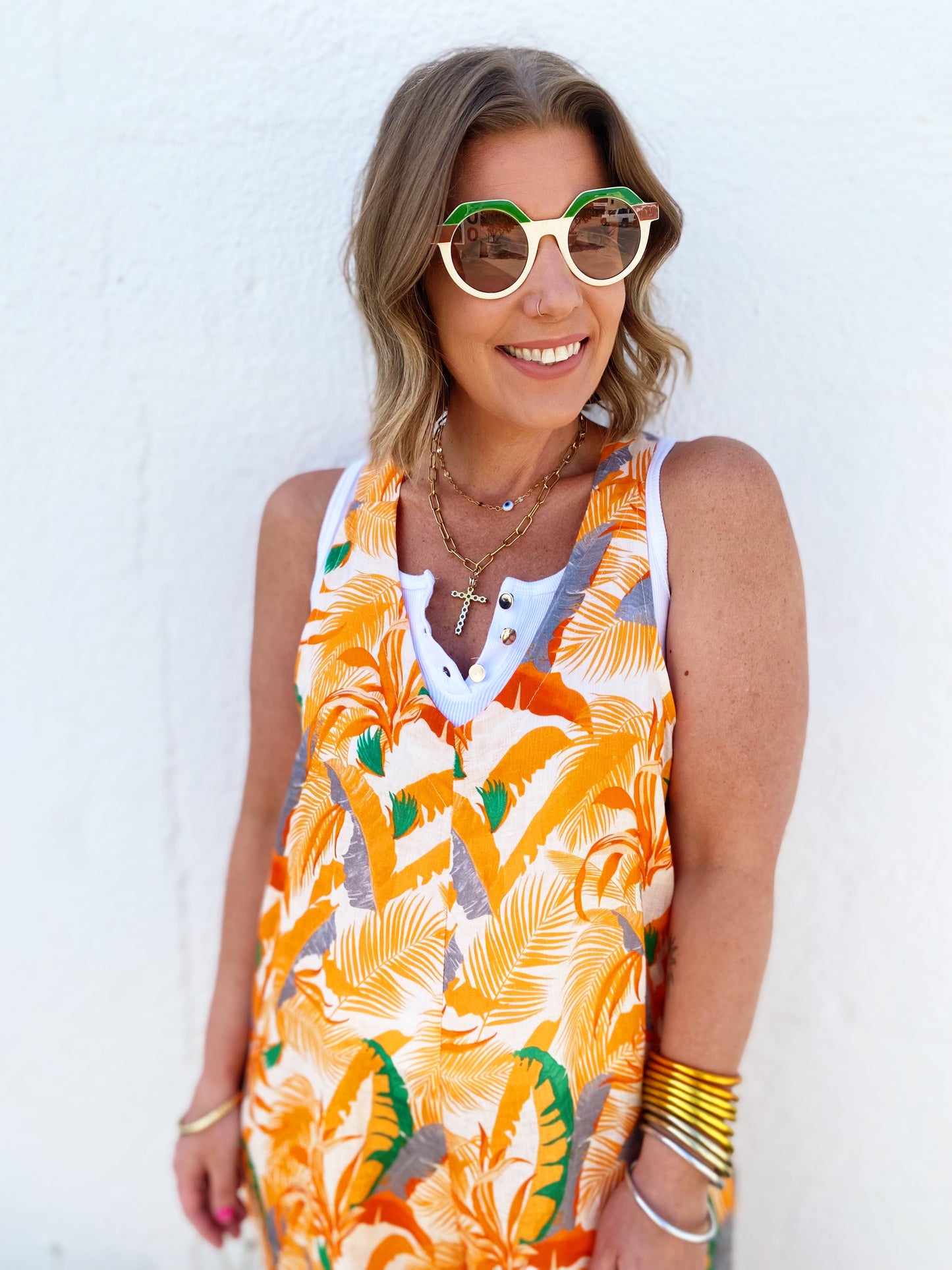 Penny Jumpsuit Orange *FINAL SALE