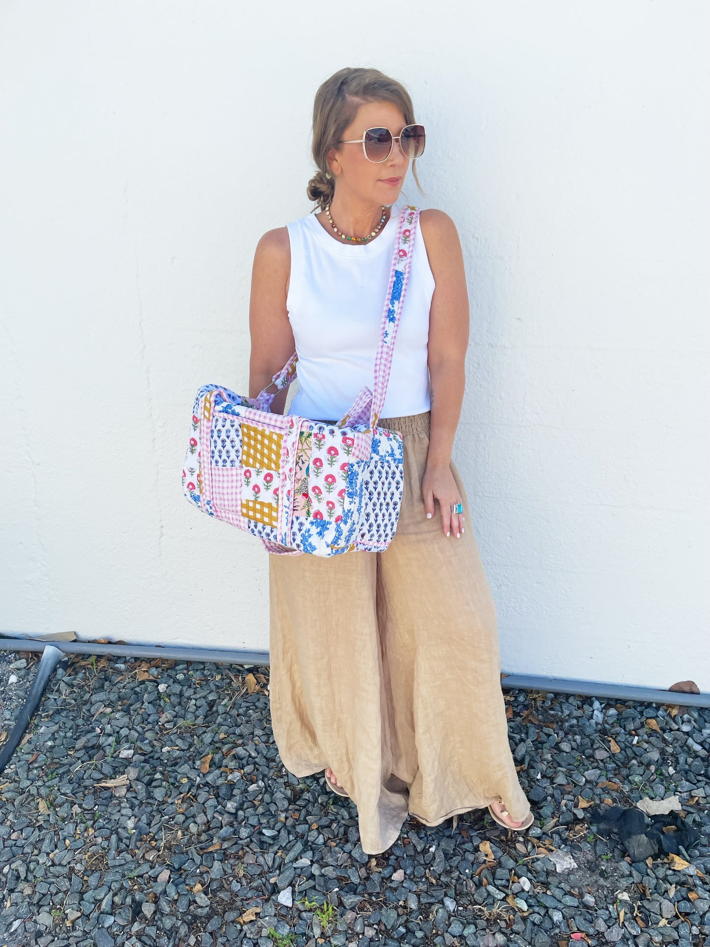 Patchwork Duffle Bag