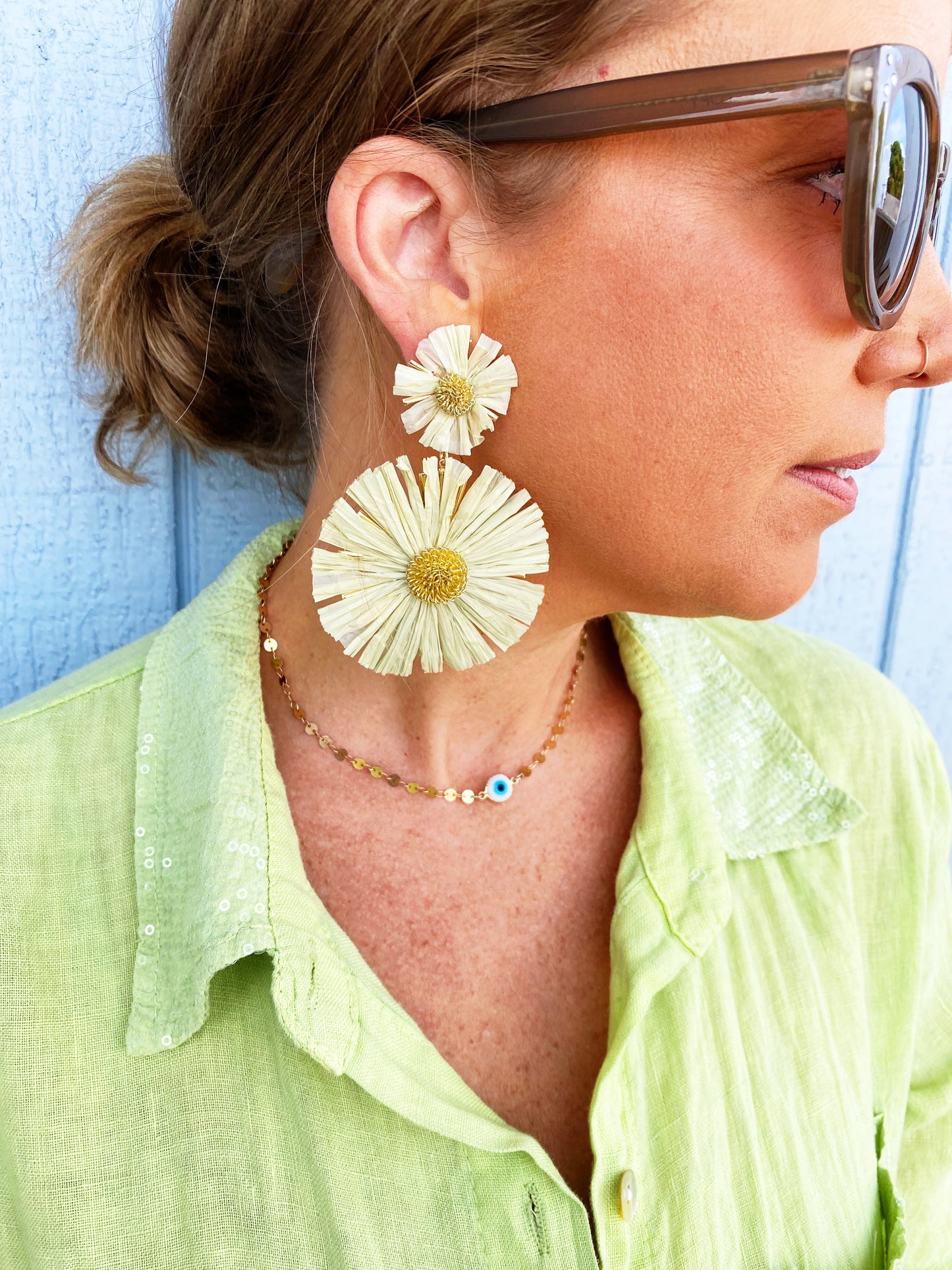 Sage earrings FINAL SALE