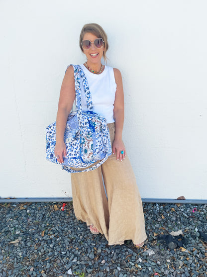 Patchwork Duffle Bag