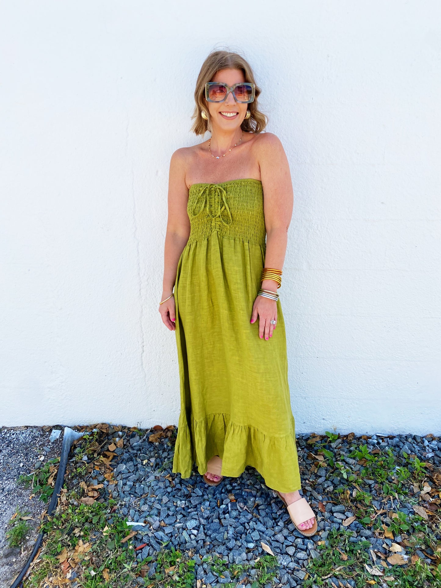 Isabella  Dress in Solid Color