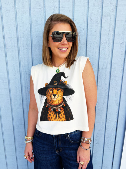 Halloween Cheetah W "real" Bling