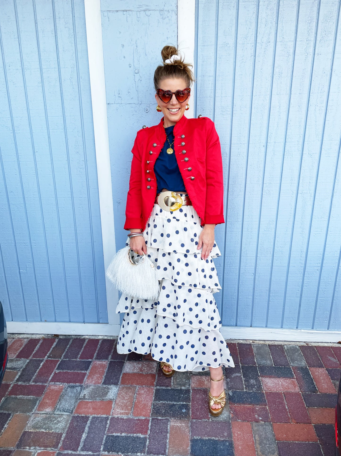 Avery Jacket in Red
