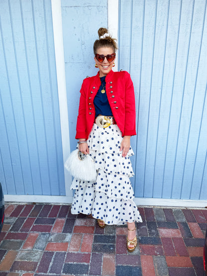 Avery Jacket in Red