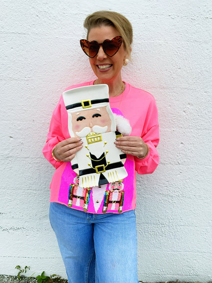 Large Nutcracker Platter (3 Colors)