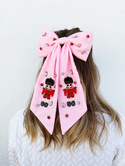 Nutcracker Hair Bow