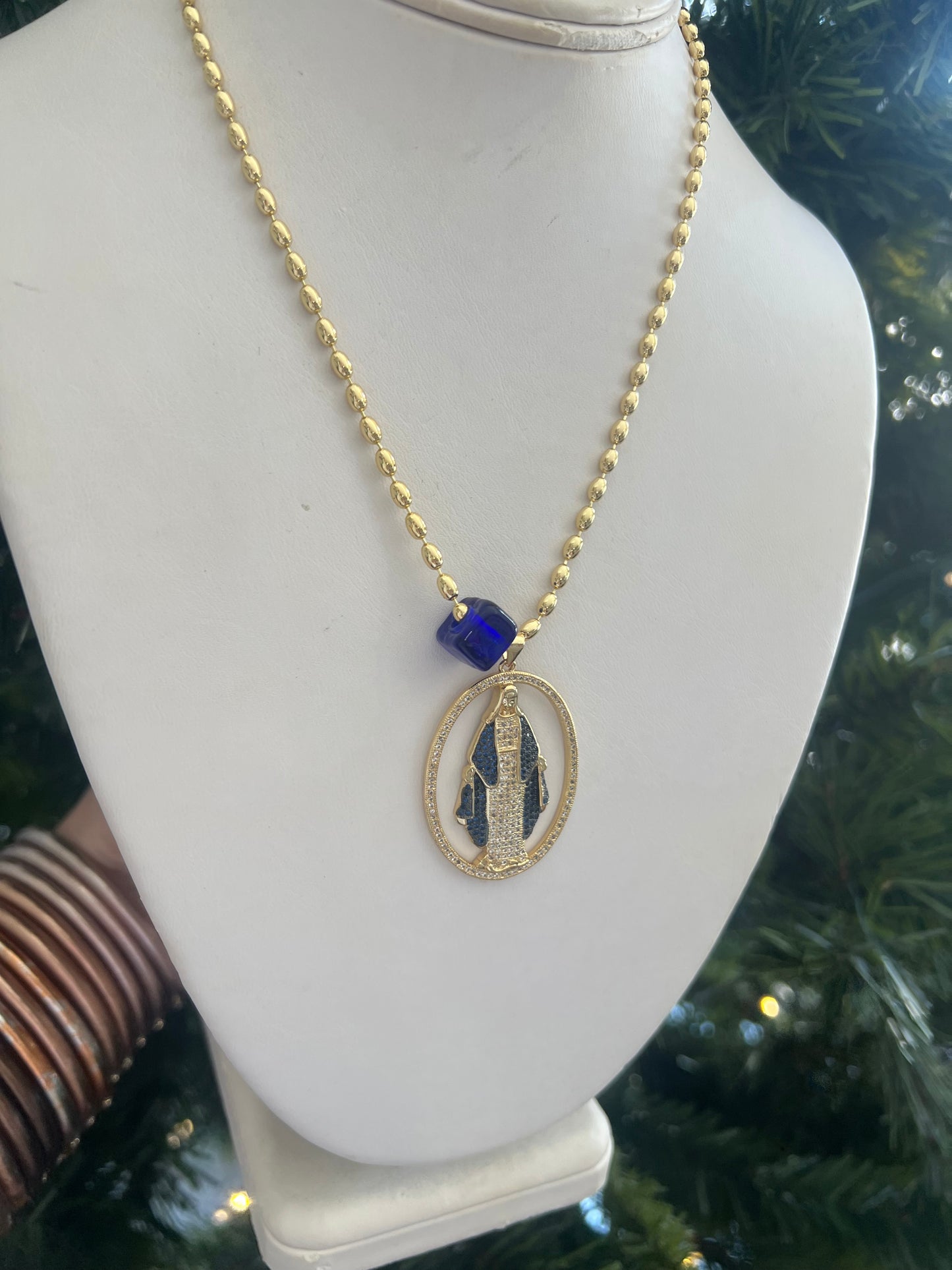 Virgin Mary  Necklace