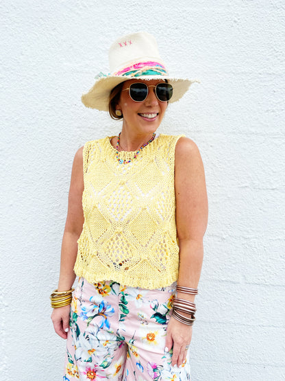 Shana Tank in Yellow FINAL SALE