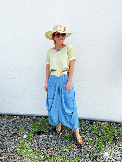 Pawley Skirt in Denim(s)