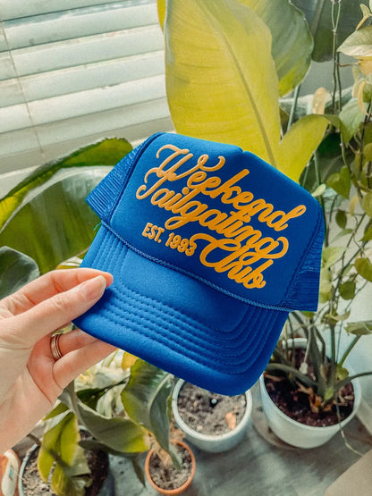 Weekend Tailgating Club 90's College Trucker Hat