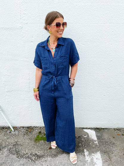 Bailey Jumpsuit in Navy