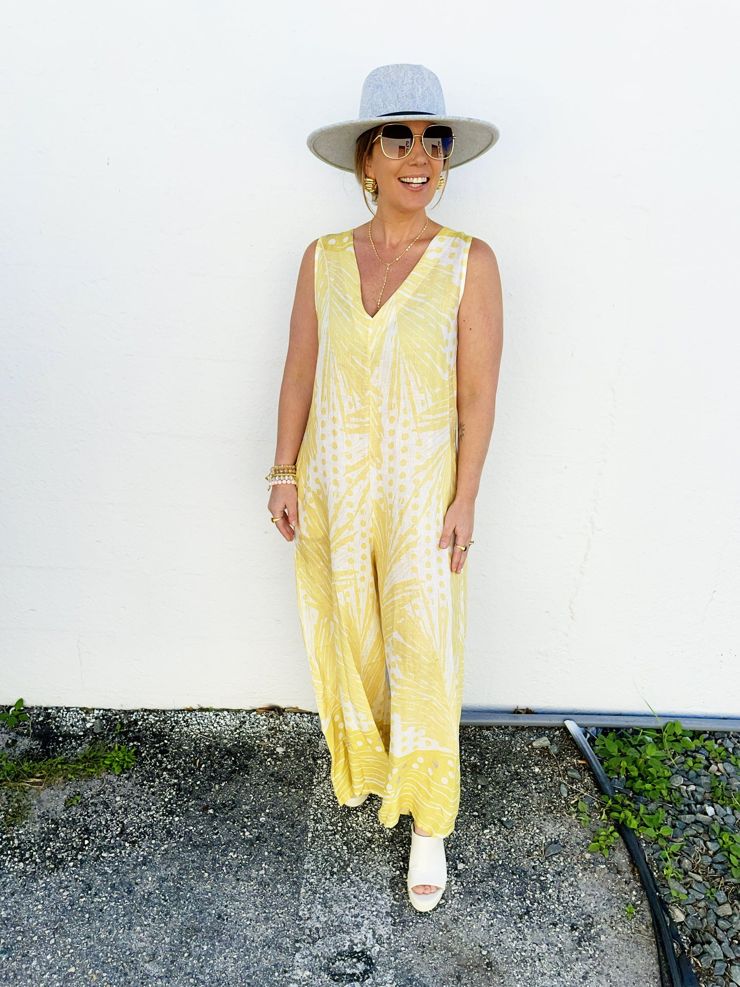 Jessie Jumpsuit in Yellow