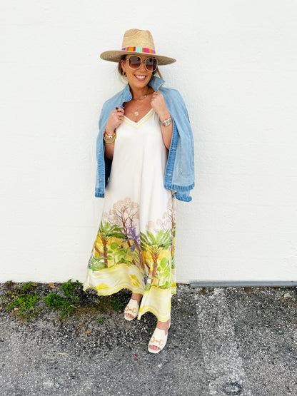 Meg Dress in Yellow