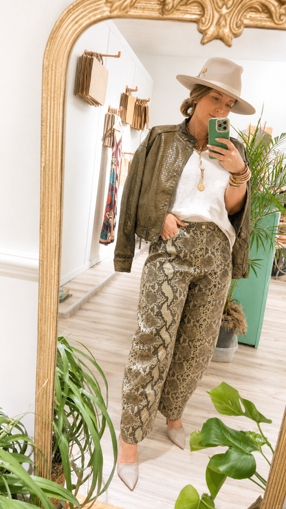 Giselle Pant in Neutral