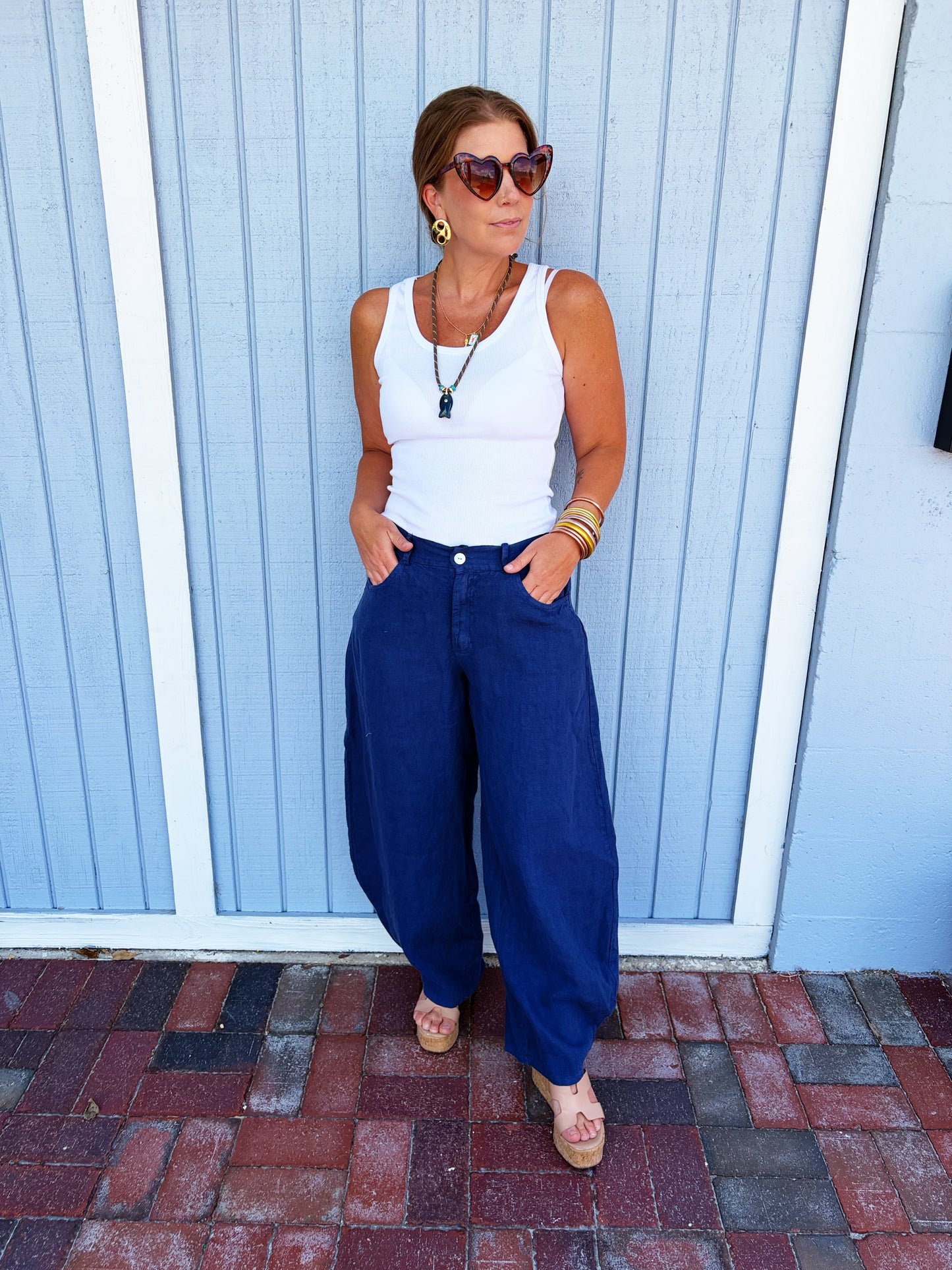 Balloon Linen Pants (4 colors)