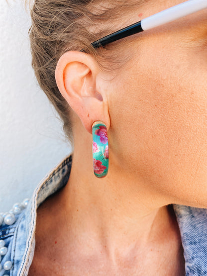 Peony Hoop *SAMPLE SALE * FINAL SALE