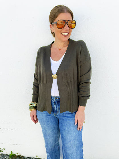 Aubrey Sweater in Olive