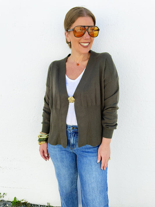 Aubrey Sweater in Olive