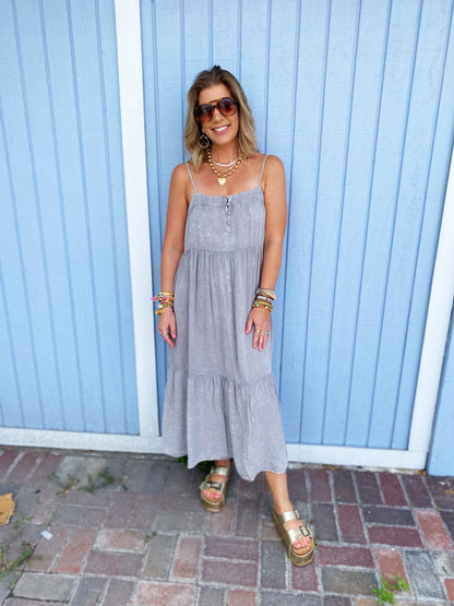 Tiered Midi Comfort Dress *FINAL SALE