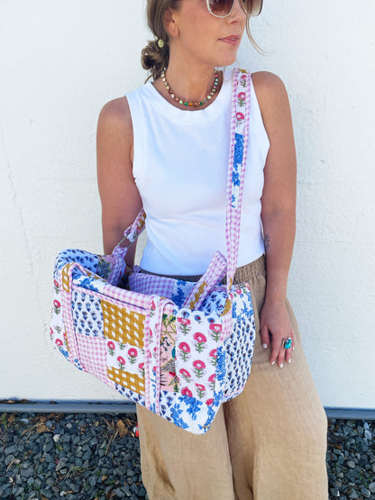 Patchwork Duffle Bag