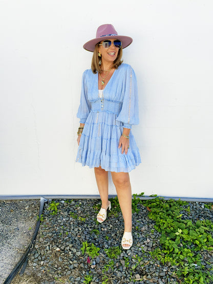Seabrin Dress in Blue