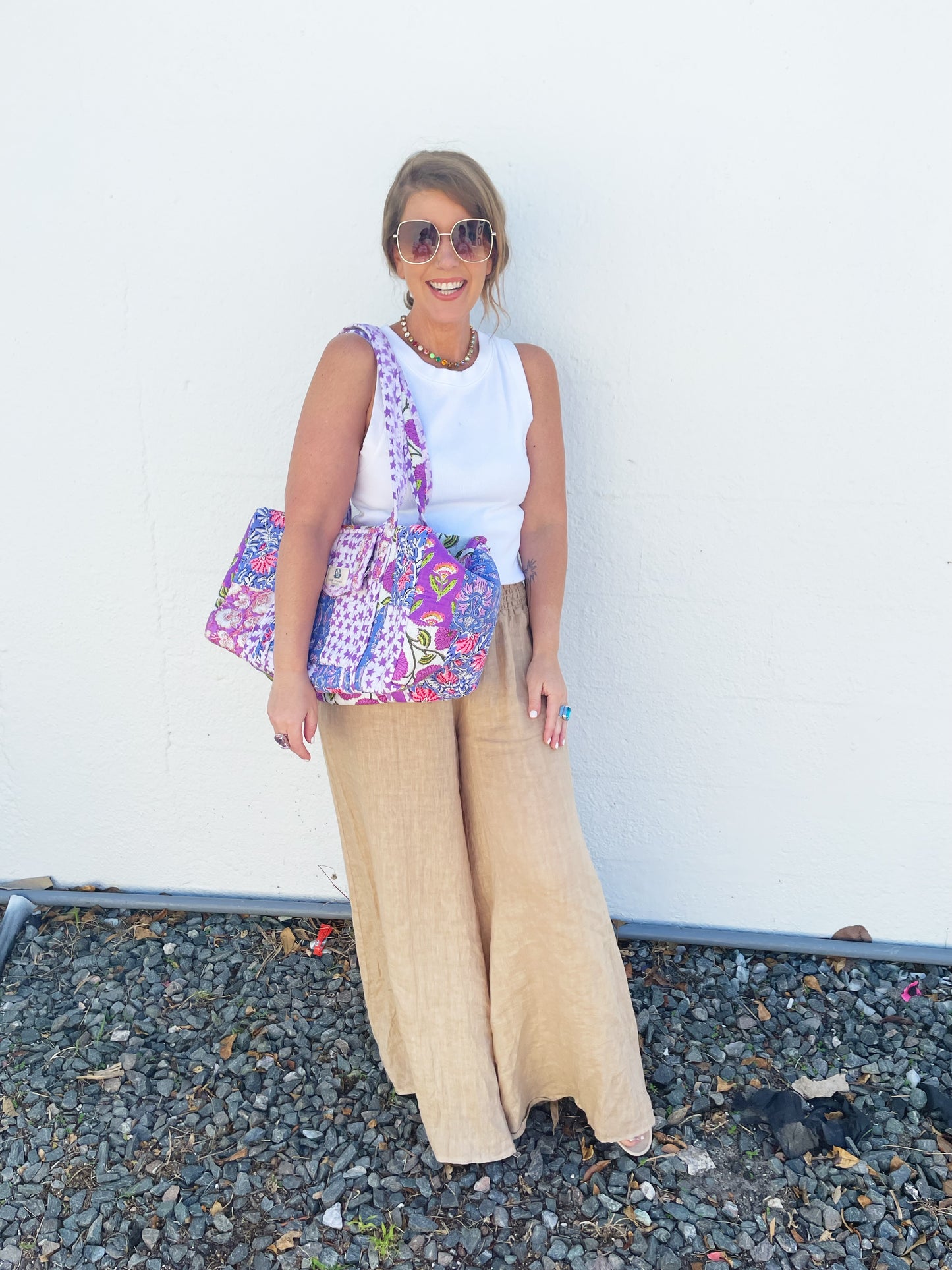 Patchwork Duffle Bag