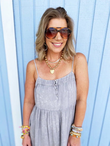 Tiered Midi Comfort Dress *FINAL SALE