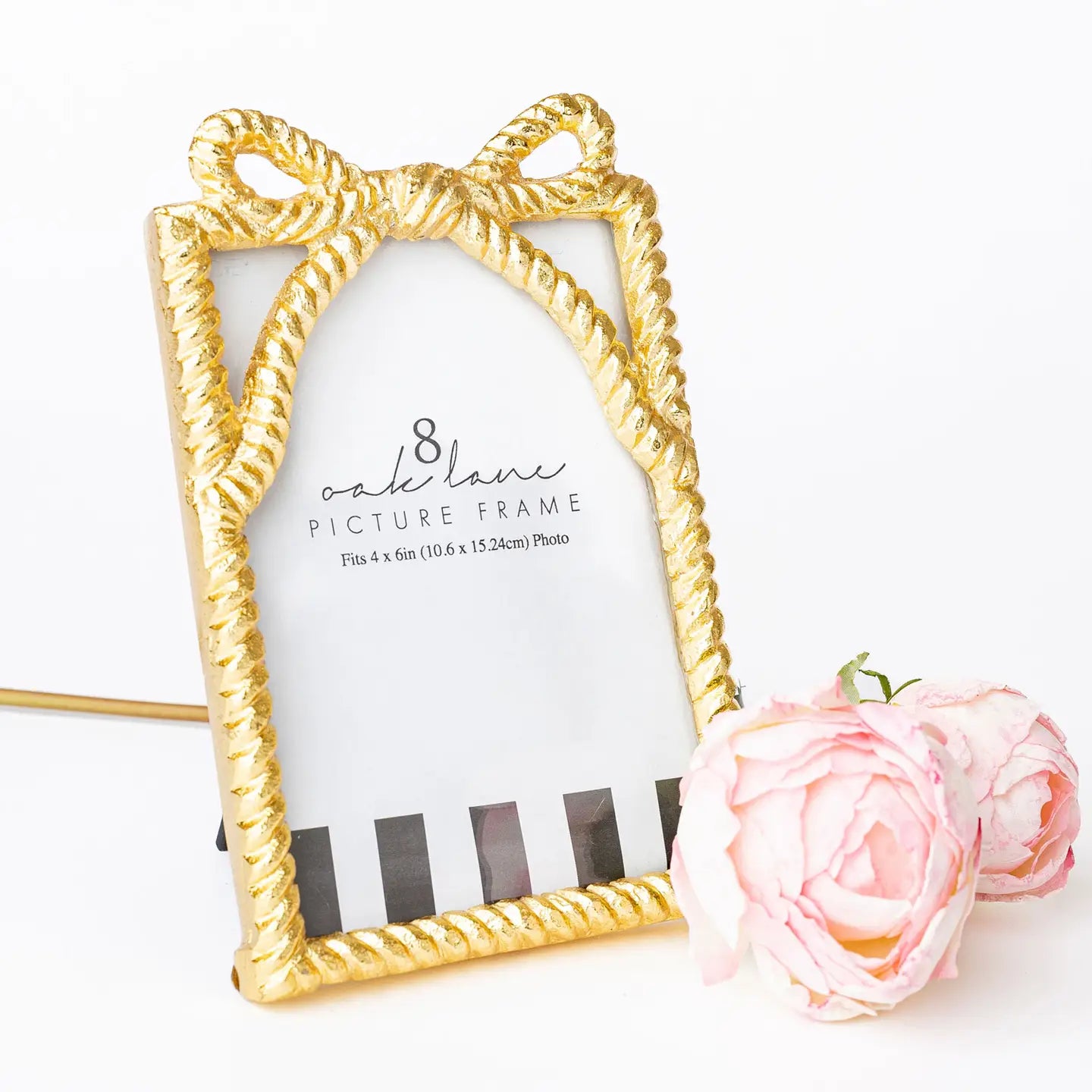 Gold Bow 4x6 Picture Frame