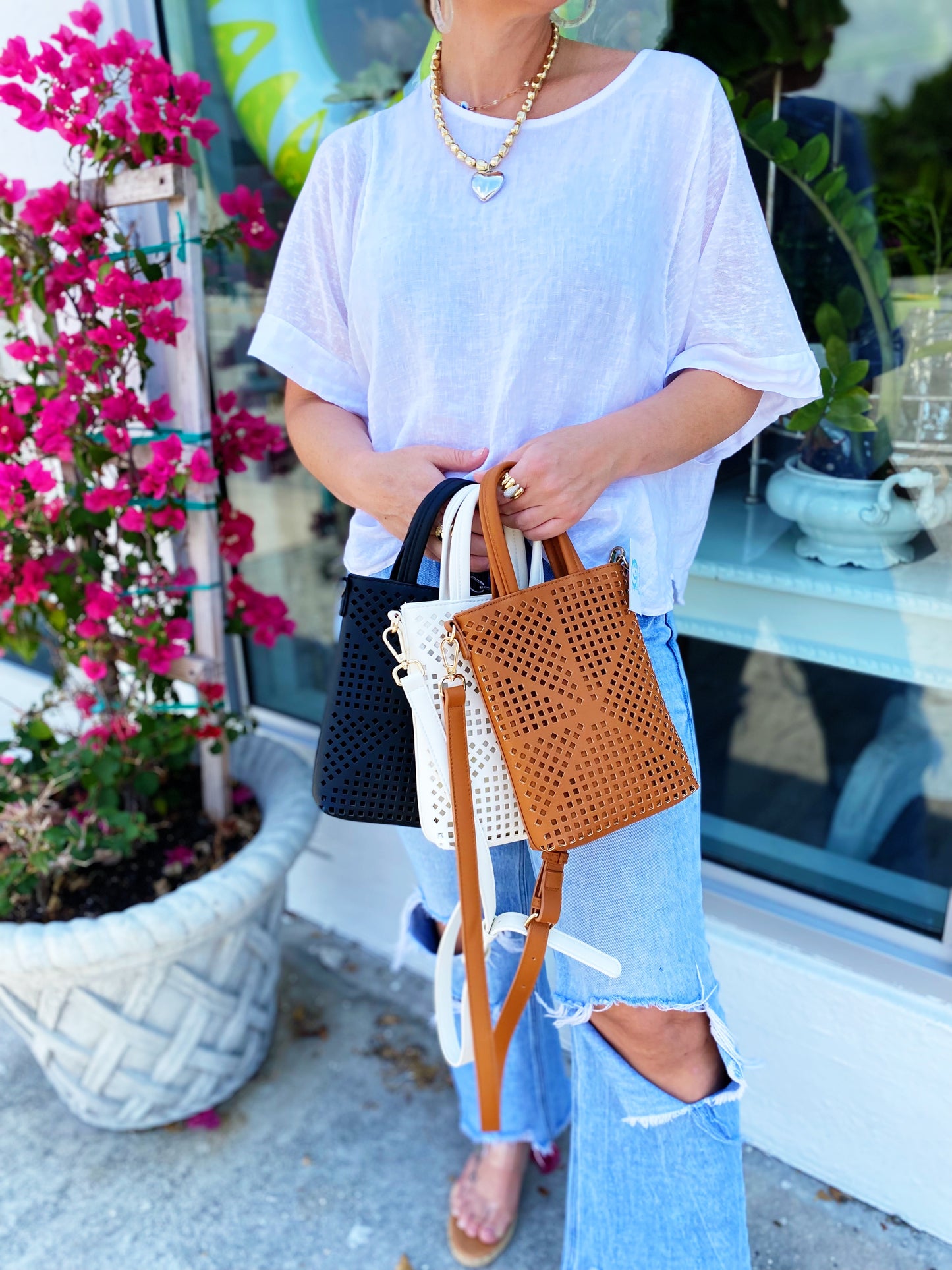 Mila Peanut Crossbody